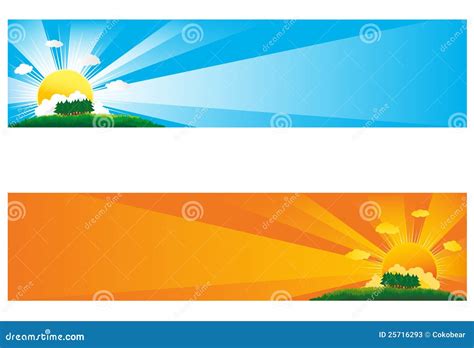 Sunshine Banners Illustrations & Vectors .